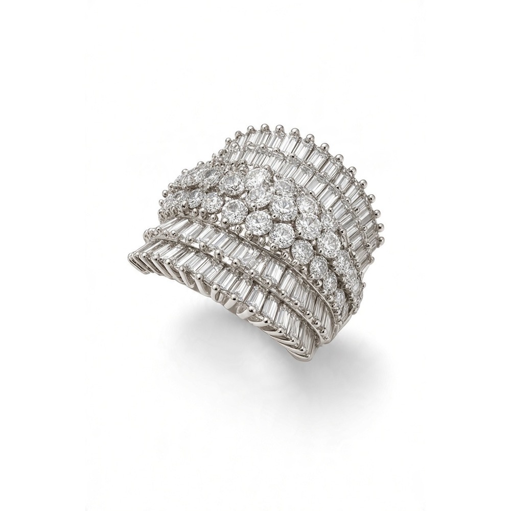 Bella Luce 7.14ctw Cubic Zirconia Sterling Silver Ring Size 7 PRQ314